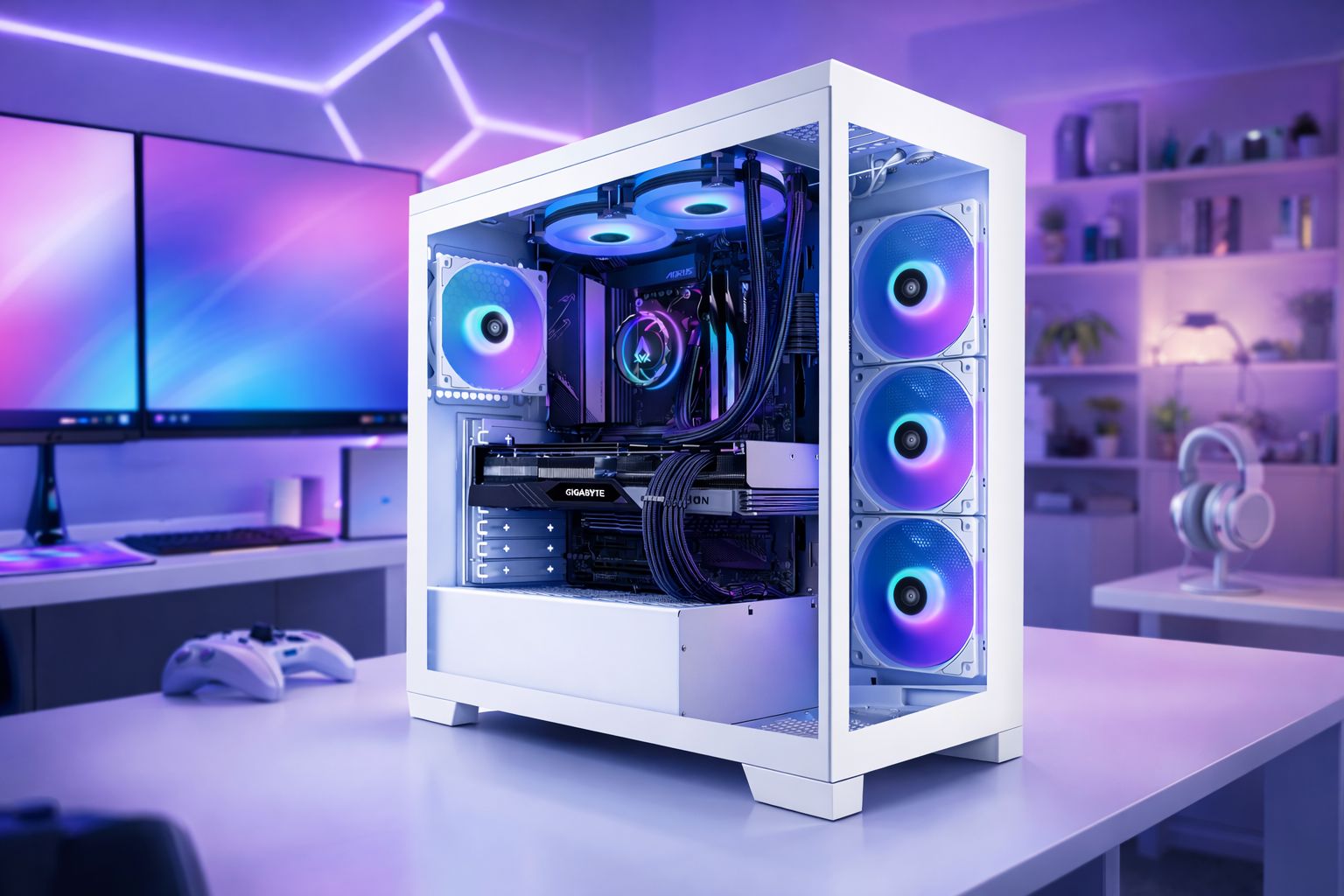 White Gaming PCs