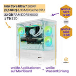 AURUMPC Snow Gaming PC Intel Core Ultra 7 265KF