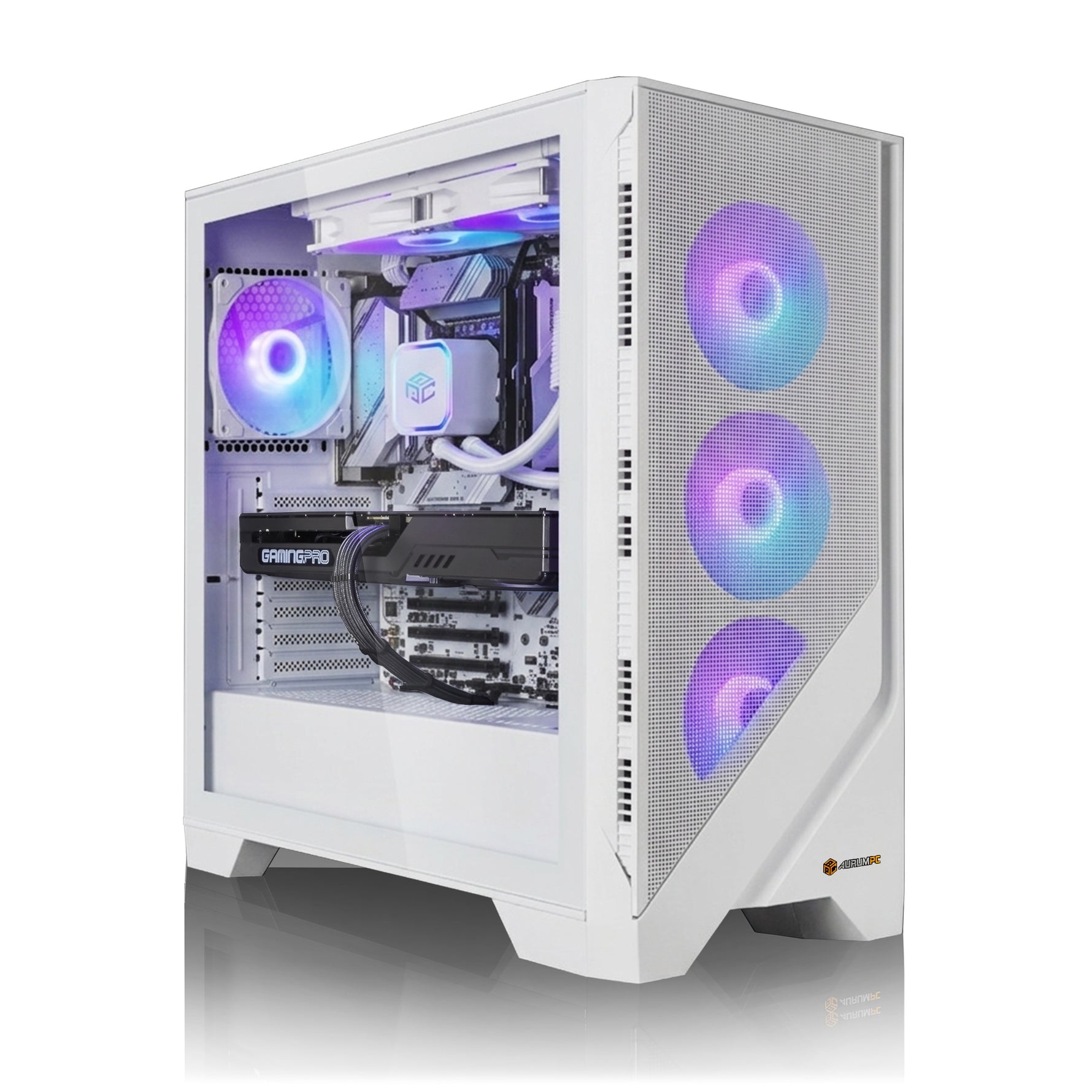 AURUMPC Polar Gaming PC R7