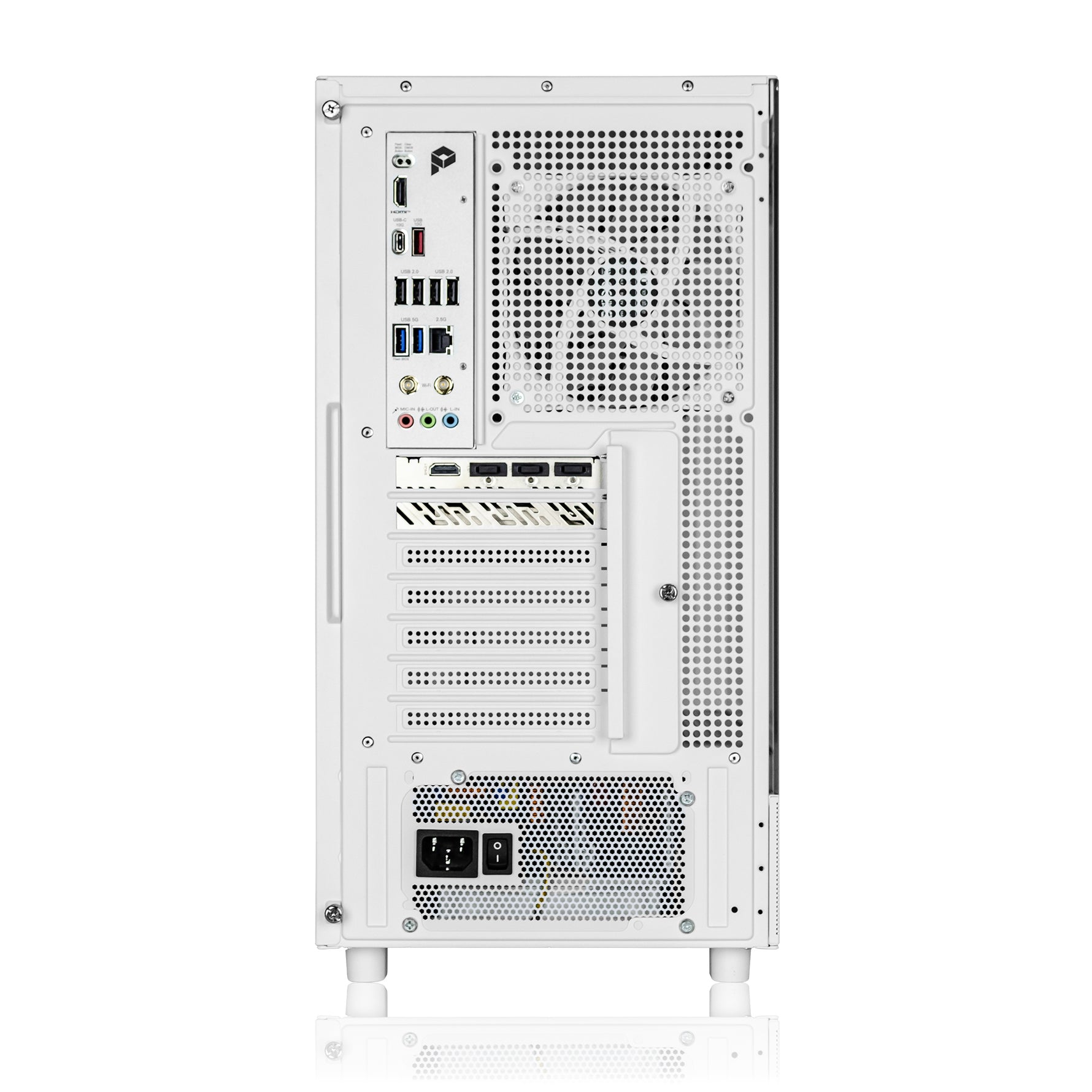 AURUMPC Snow Gaming PC AMD Ryzen 9 9950X3D