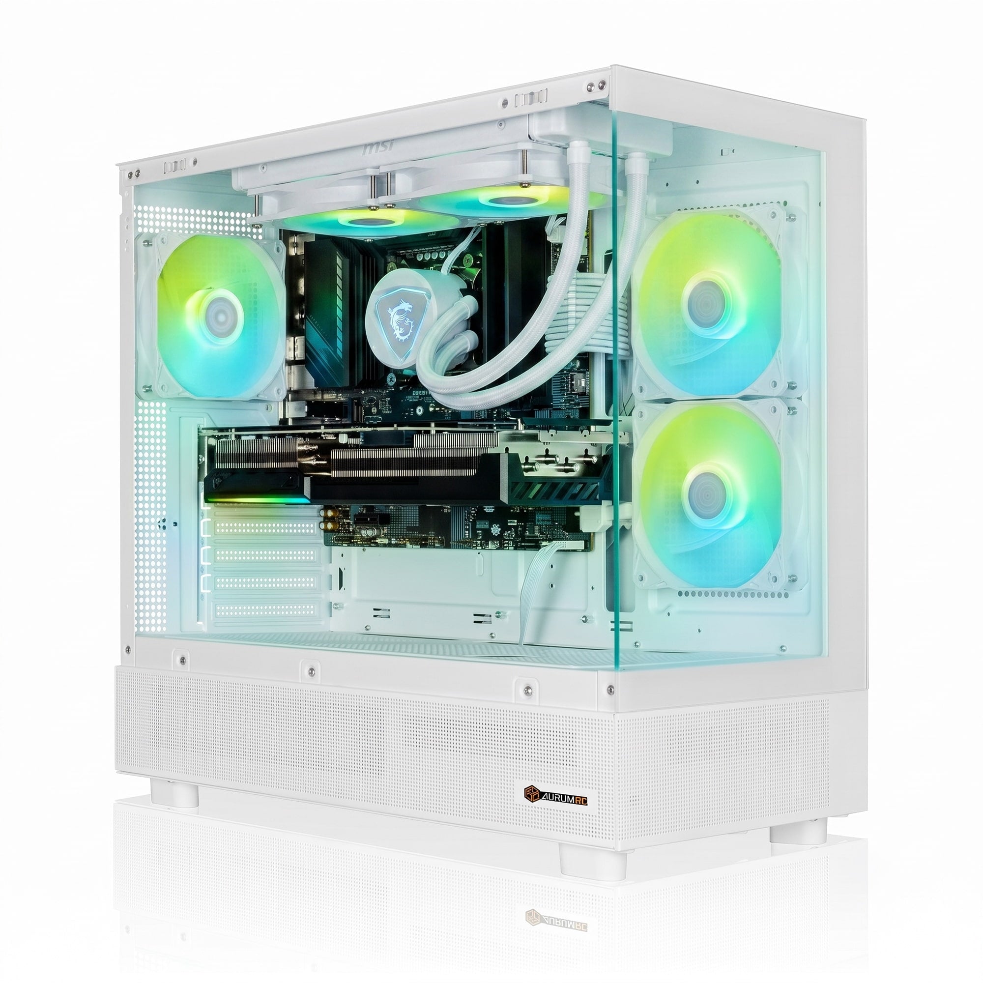 AURUMPC Snow Gaming PC Intel Core Ultra 7 265KF